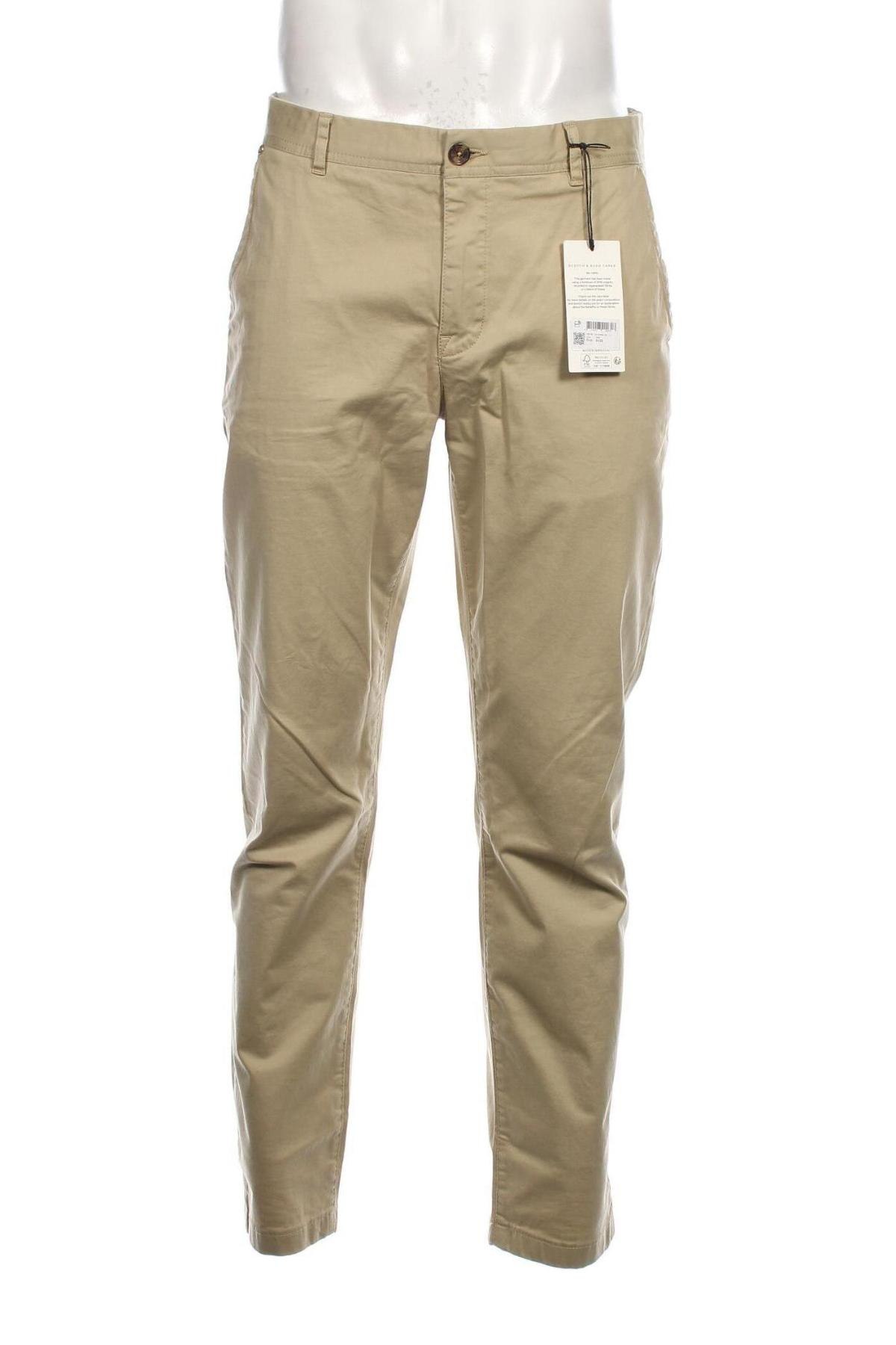 Pantaloni de bărbați Scotch & Soda, Mărime M, Culoare Bej, Preț 201,99 Lei