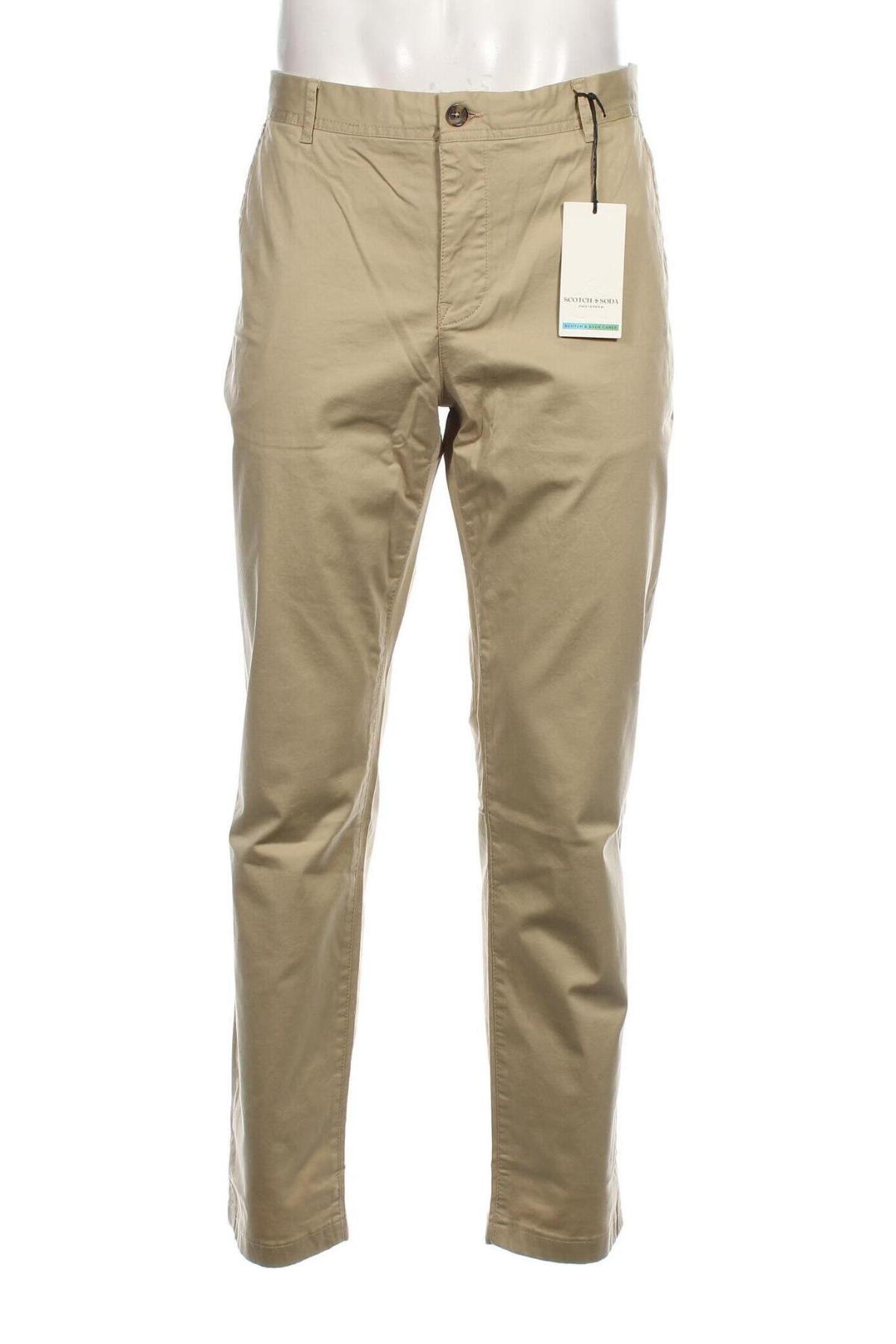 Herrenhose Scotch & Soda, Größe L, Farbe Beige, Preis 18,99 €