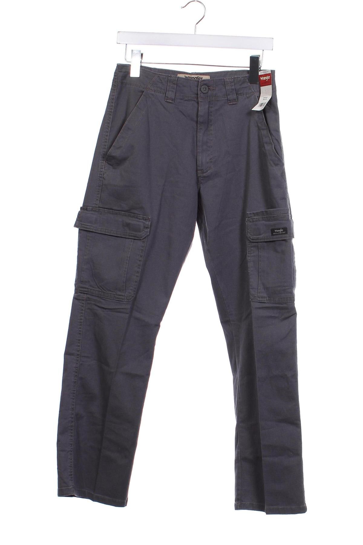 Pantaloni de bărbați Wrangler, Mărime S, Culoare Gri, Preț 138,99 Lei