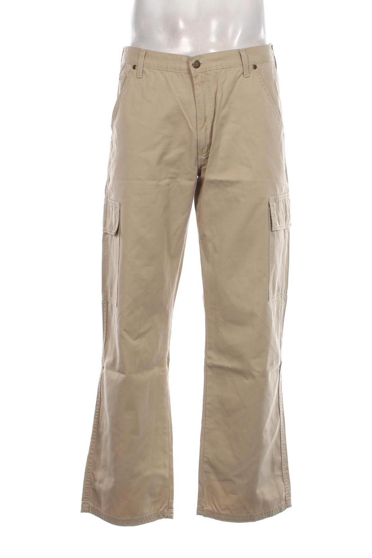 Herrenhose Wrangler, Größe L, Farbe Beige, Preis 22,28 €