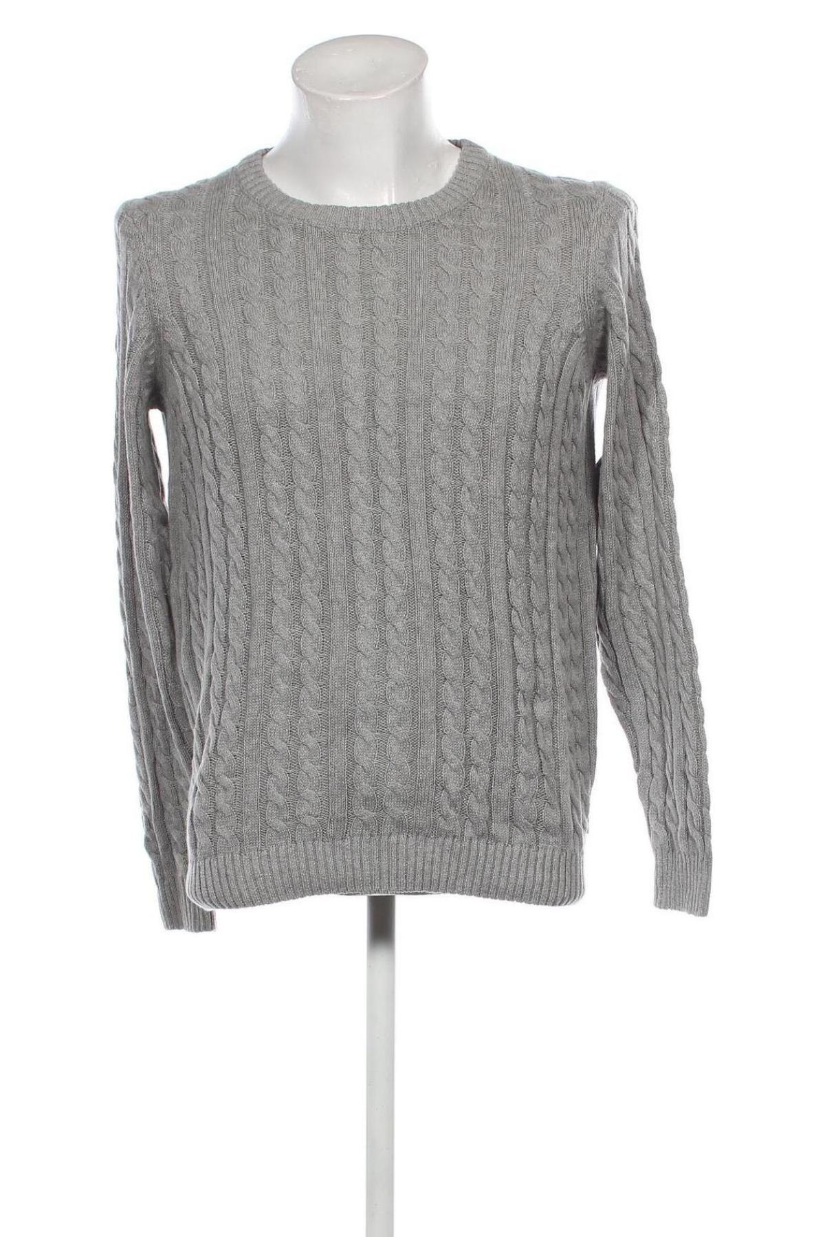 Herrenpullover, Größe M, Farbe Grau, Preis 12,99 €