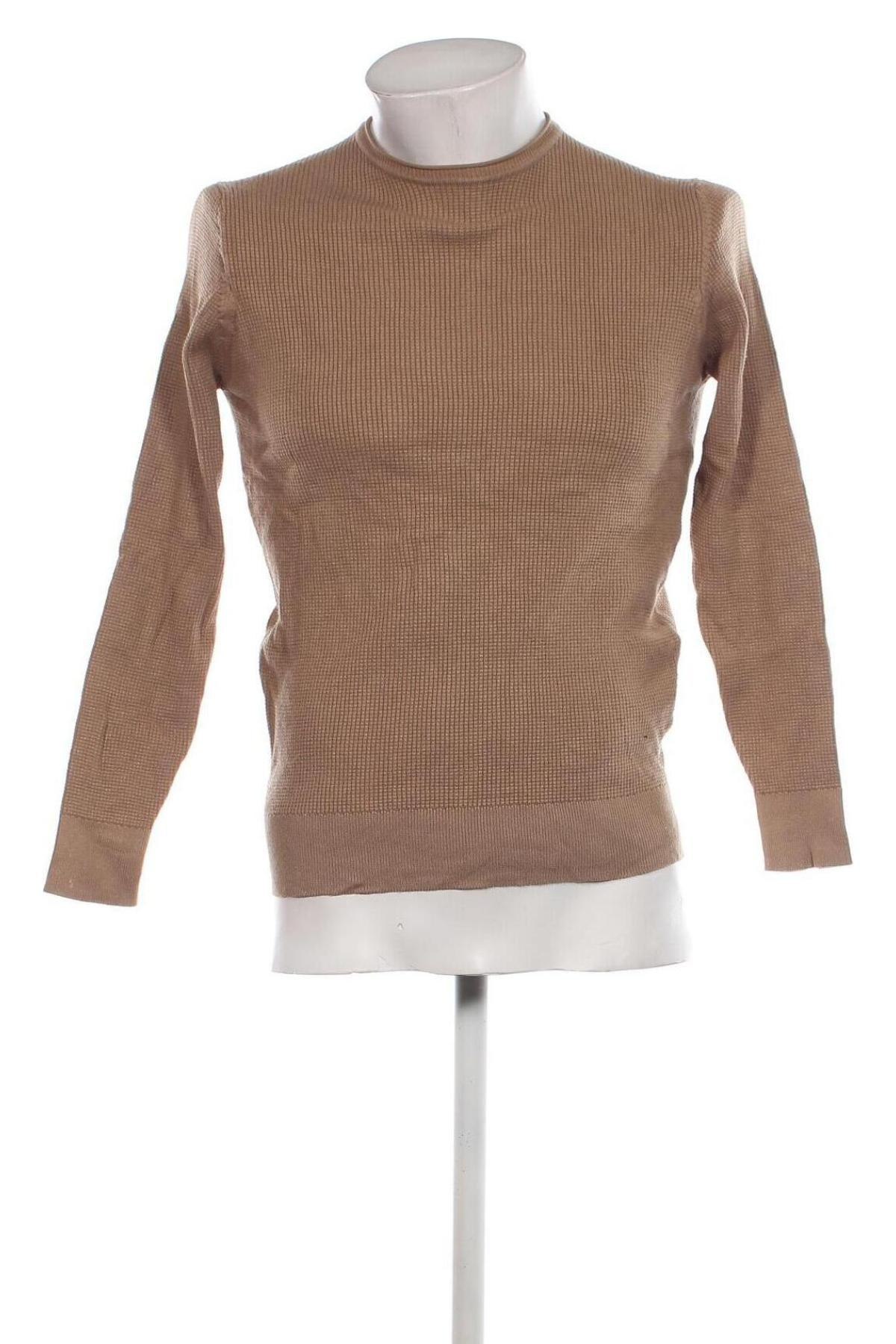 Herrenpullover, Größe M, Farbe Beige, Preis 8,49 €