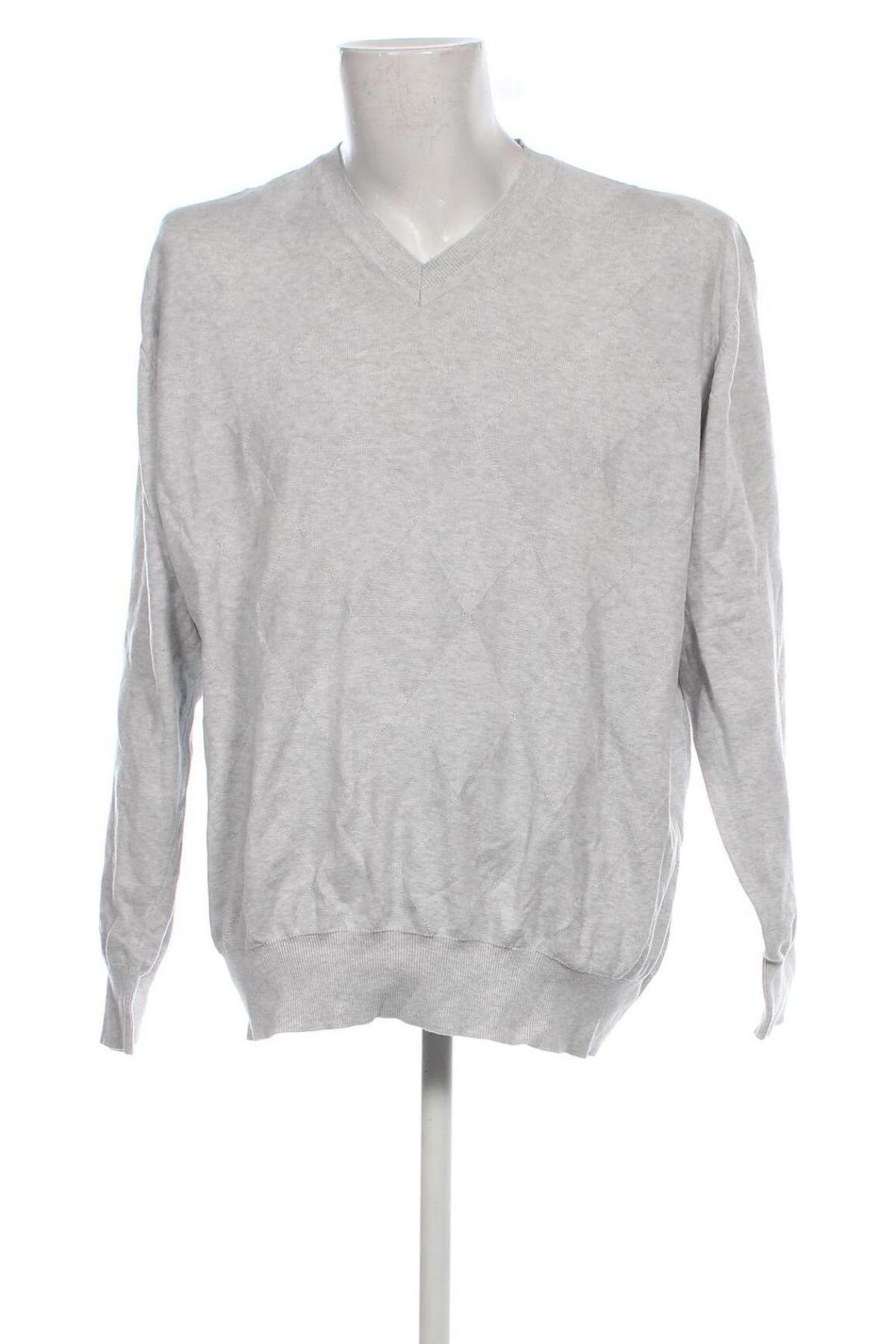 Herrenpullover Backtee, Größe 3XL, Farbe Grau, Preis 28,49 €