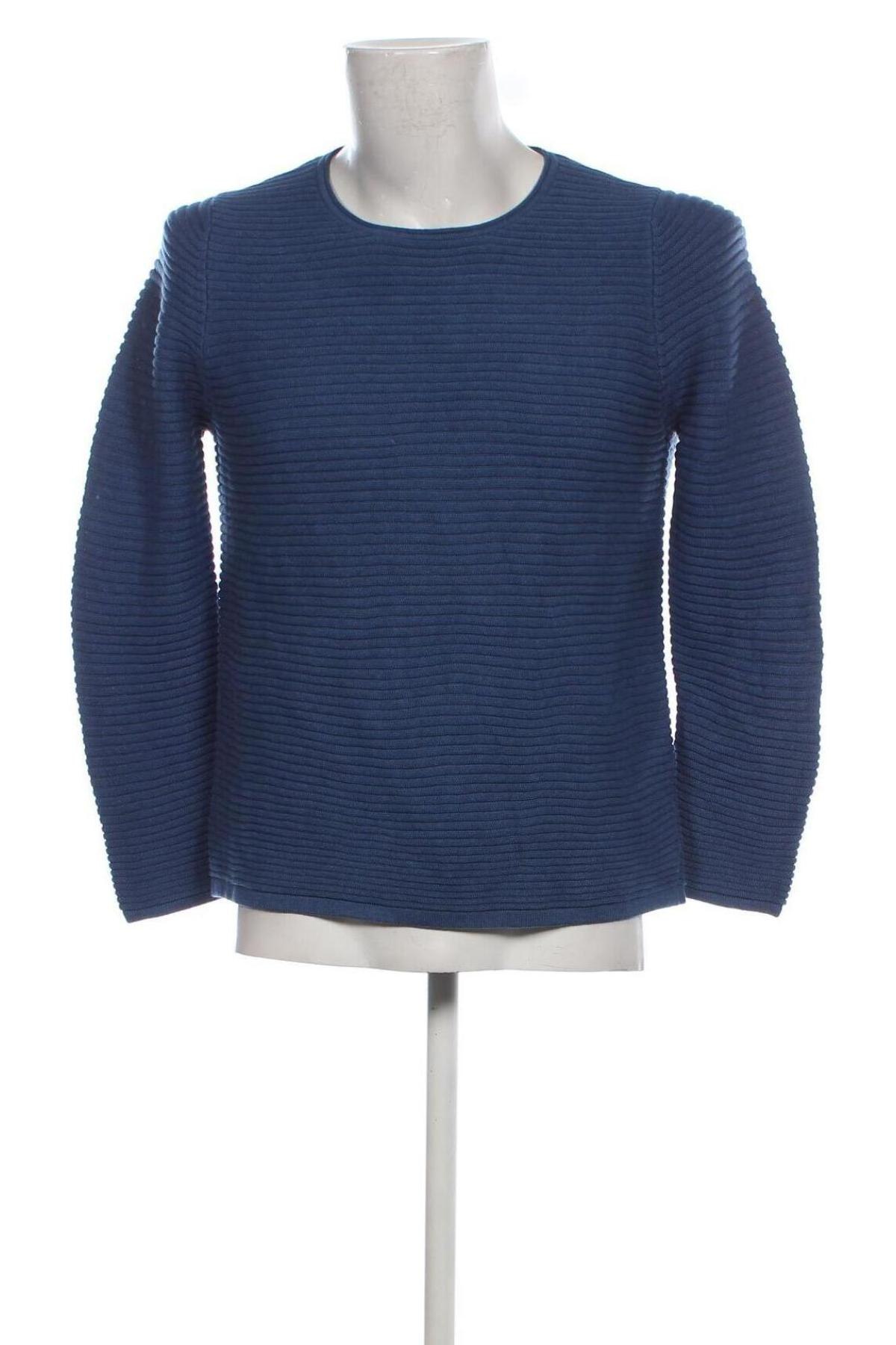 Herrenpullover Franco Callegari, Größe M, Farbe Blau, Preis 8,49 €