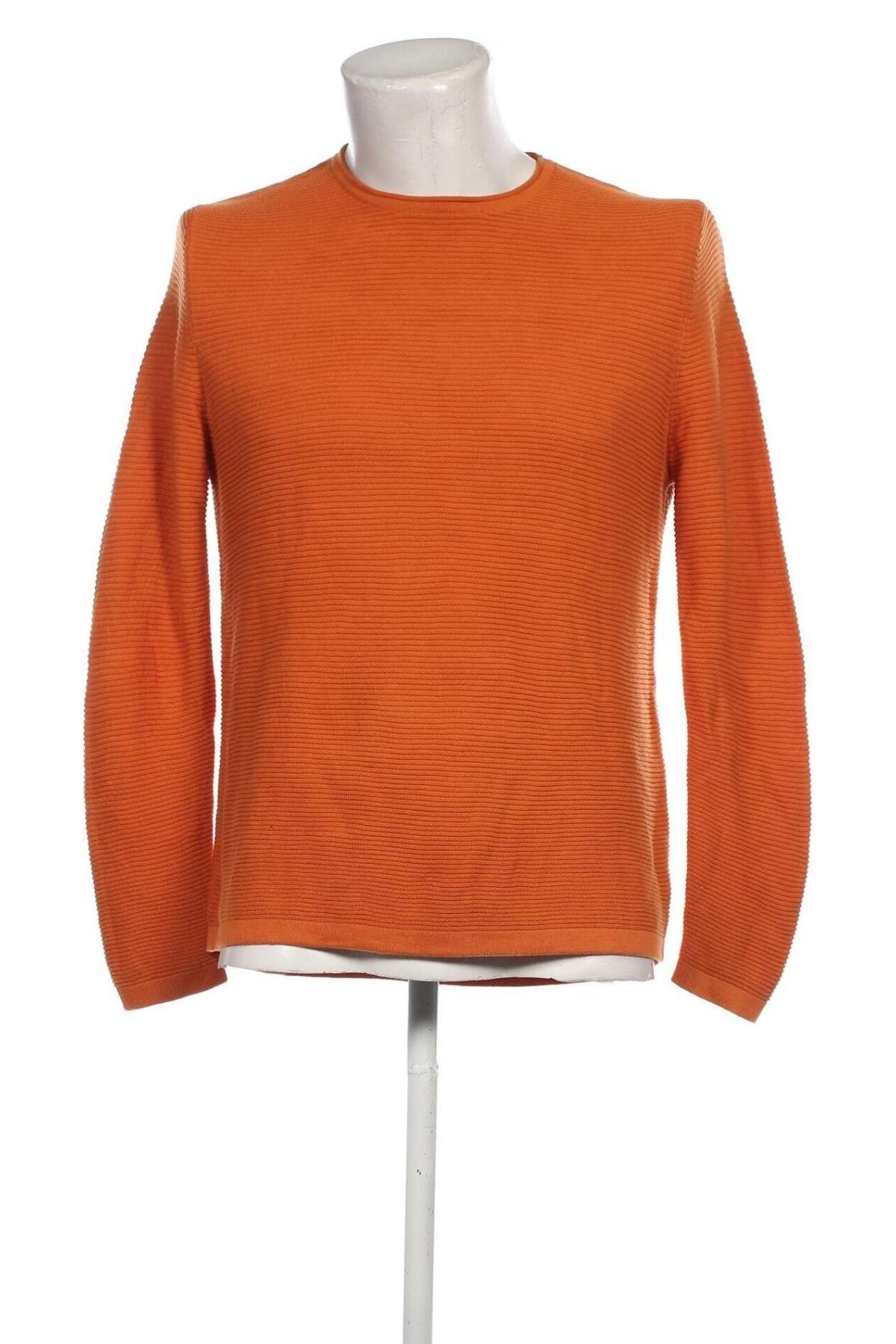 Herrenpullover Franco Callegari, Größe M, Farbe Orange, Preis € 8,29