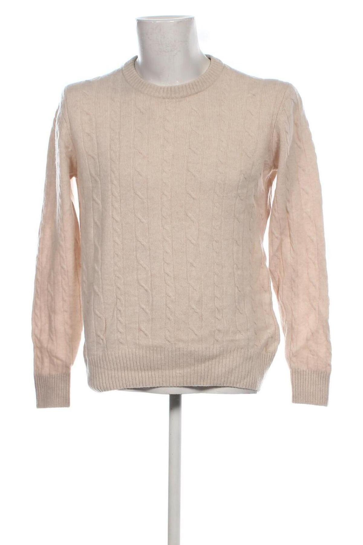 Herrenpullover Gaz Man, Größe M, Farbe Beige, Preis 8,49 €