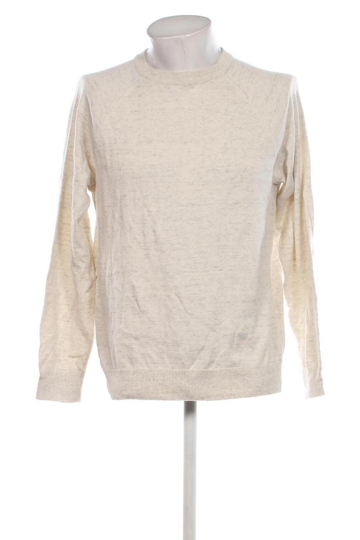 Herrenpullover H&M L.O.G.G., Größe L, Farbe Beige, Preis 9,49 €