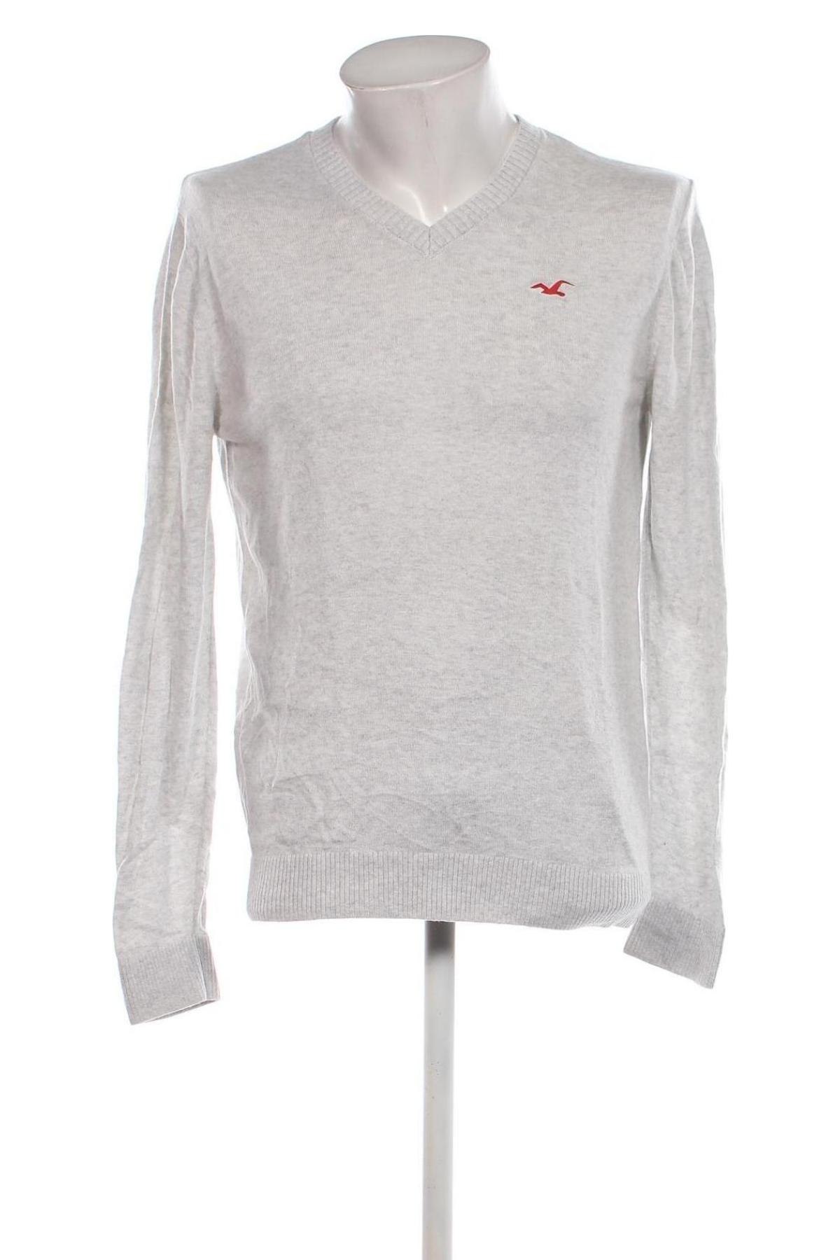 Herrenpullover Hollister, Größe L, Farbe Grau, Preis 23,99 €