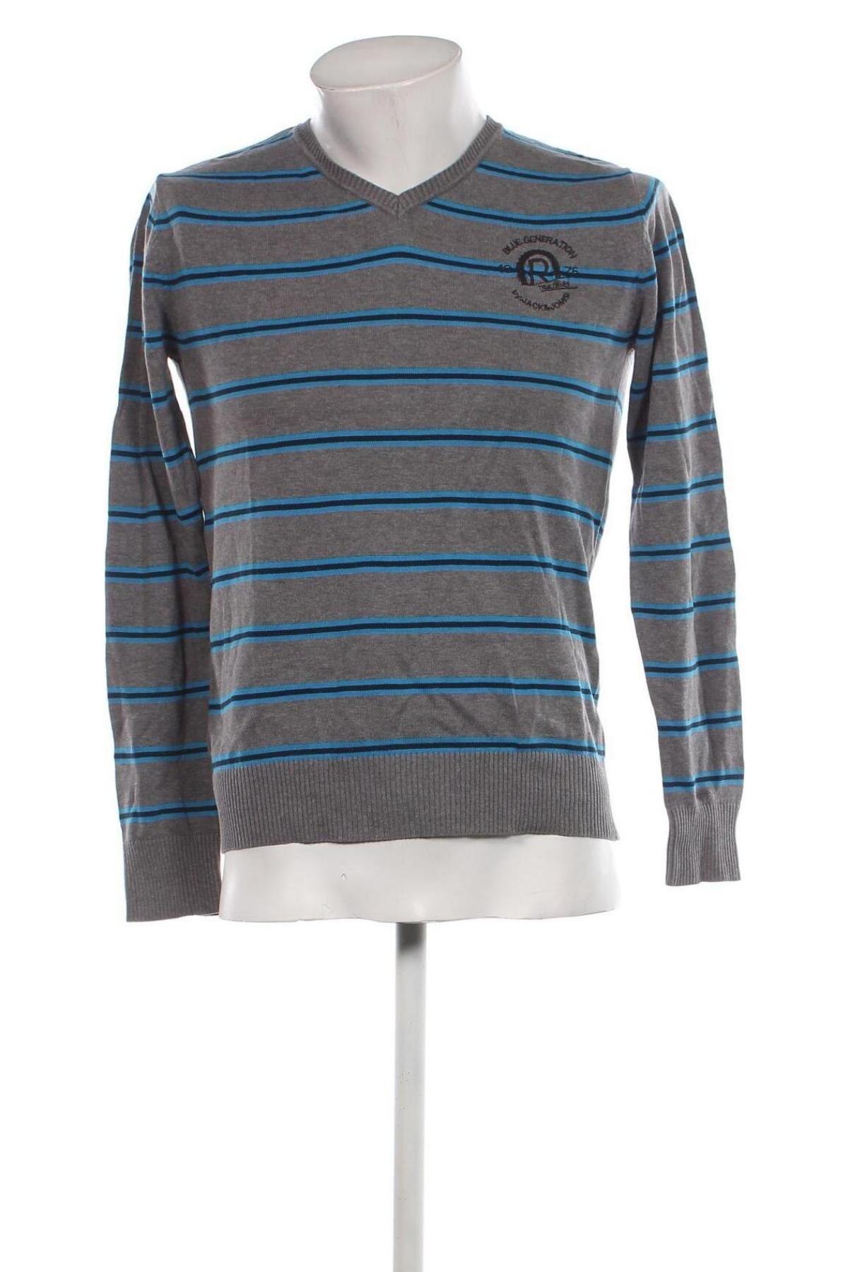 Herrenpullover Jack & Jones, Größe M, Farbe Grau, Preis 11,79 €