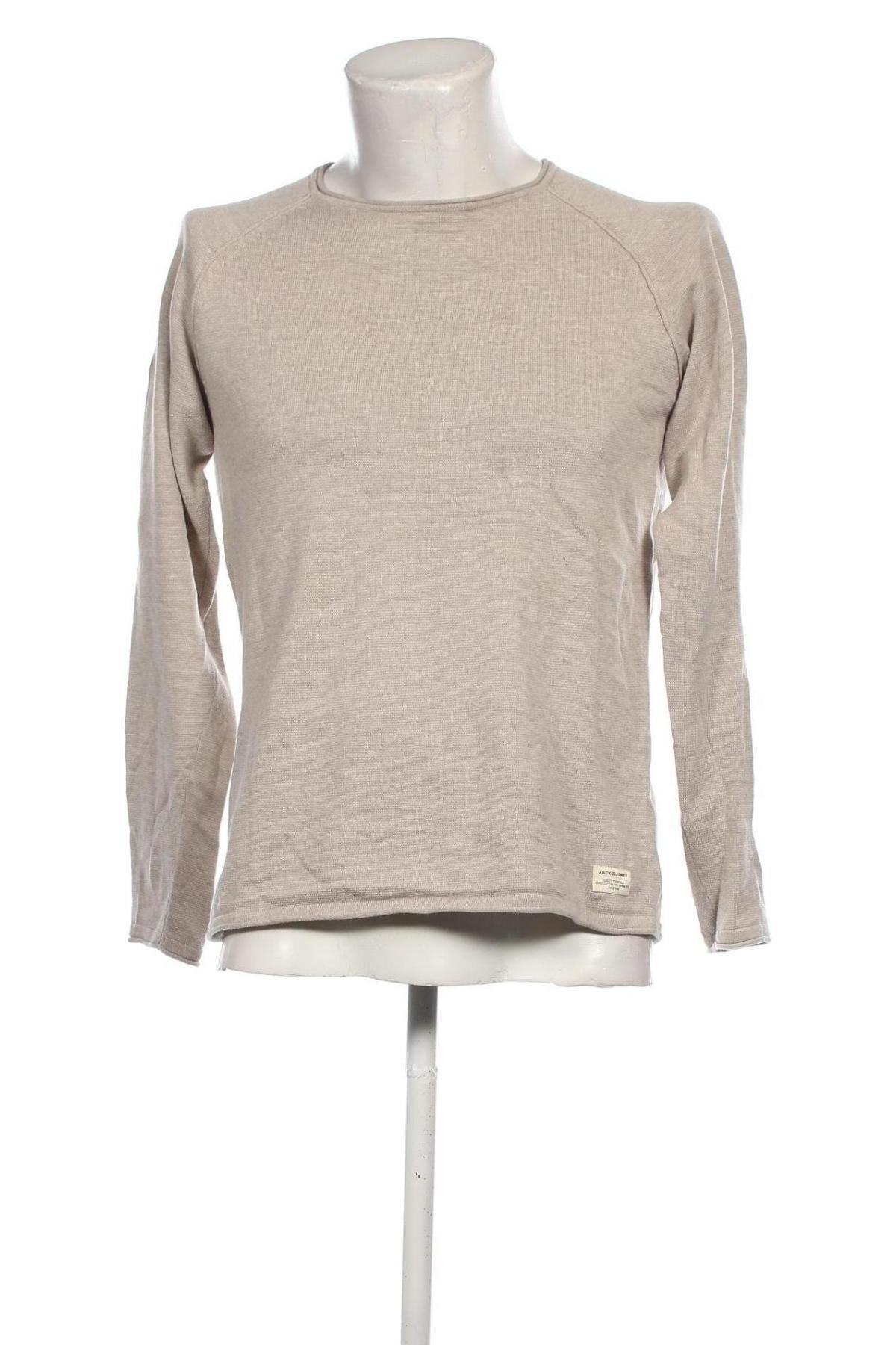 Herrenpullover Jack & Jones, Größe S, Farbe Grau, Preis € 3,49