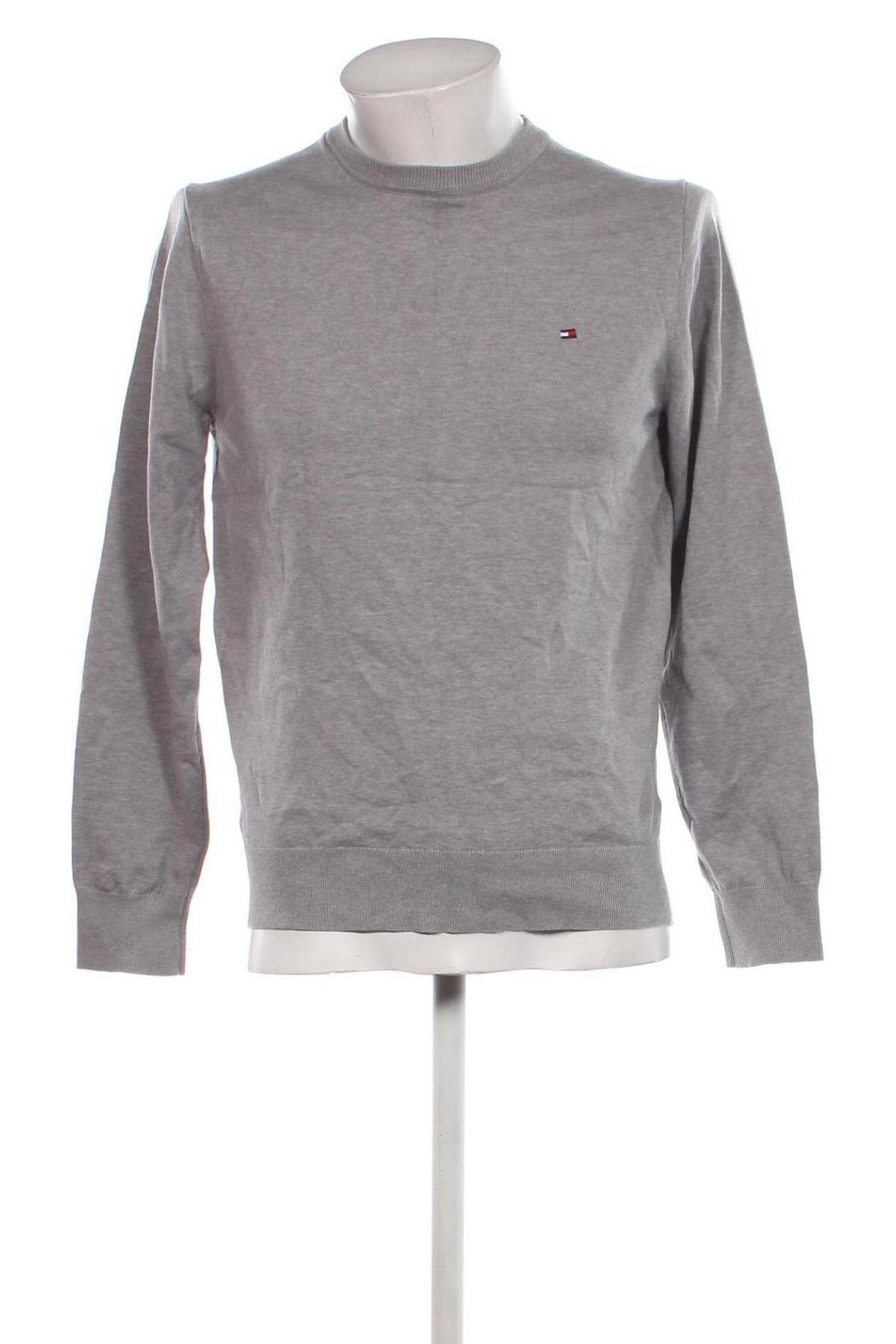 Herrenpullover Tommy Hilfiger, Größe M, Farbe Grau, Preis 40,49 €