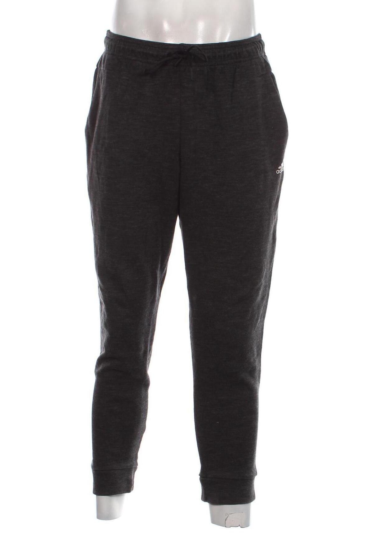 Herren Sporthose Adidas, Größe L, Farbe Grau, Preis 28,79 €