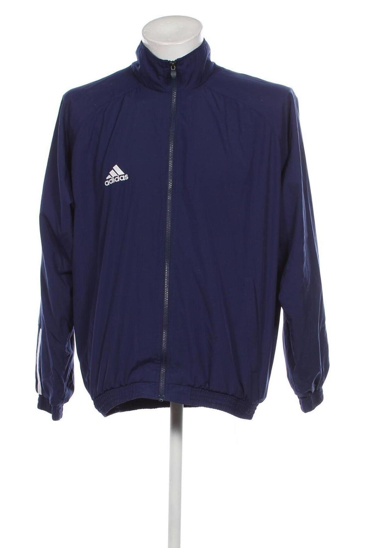 Herren Sportoberteil Adidas, Größe M, Farbe Blau, Preis 10,65 €