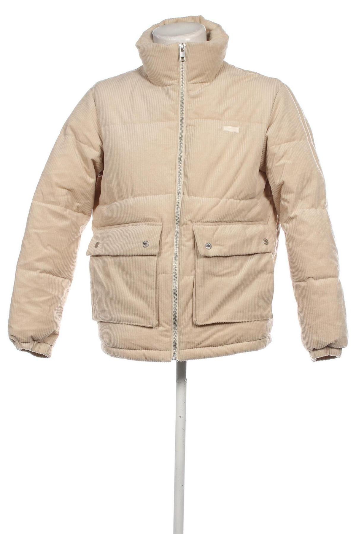 Herrenjacke Originals By Jack & Jones, Größe M, Farbe Beige, Preis 15,49 €