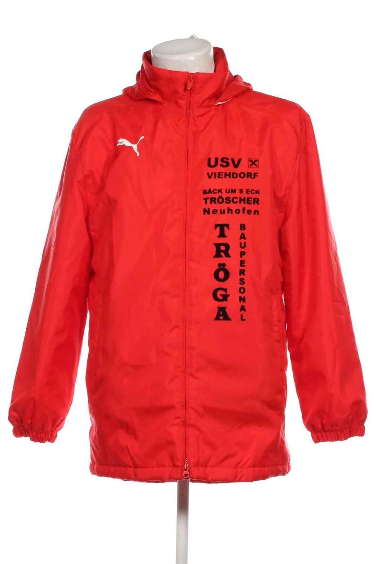 Herrenjacke PUMA, Größe S, Farbe Rot, Preis € 16,99