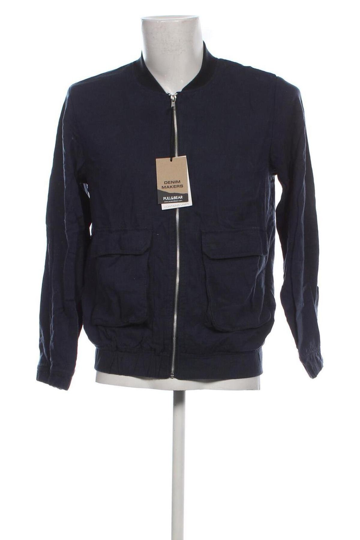 Herrenjacke Pull&Bear, Größe S, Farbe Blau, Preis 33,99 €