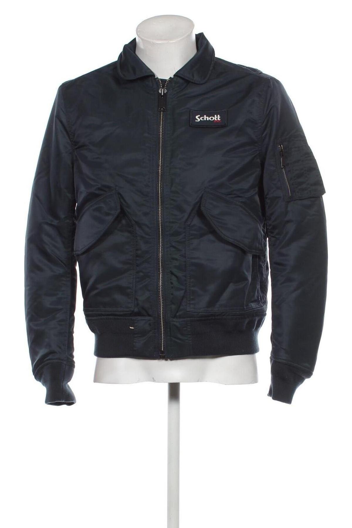 Herrenjacke Schott, Größe M, Farbe Blau, Preis € 88,99