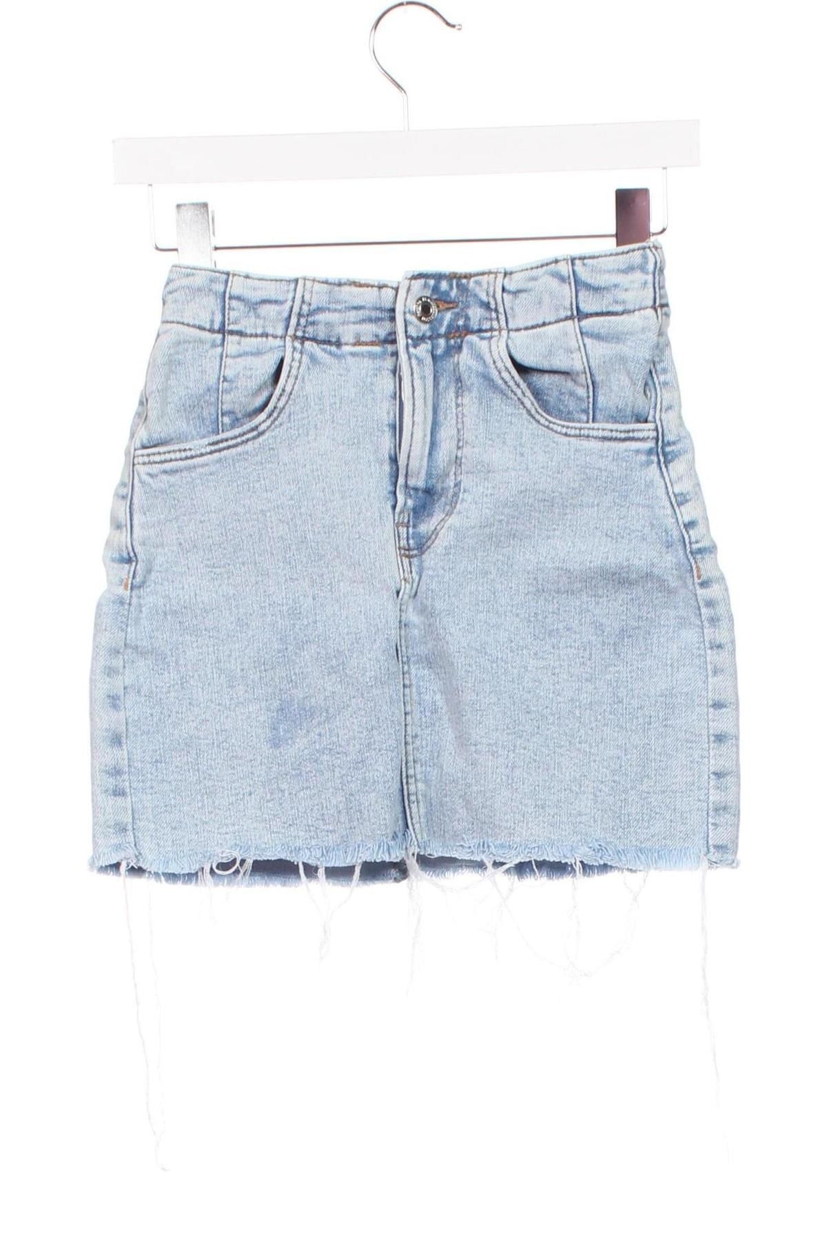 Rock Bershka, Größe XXS, Farbe Blau, Preis 9,49 €