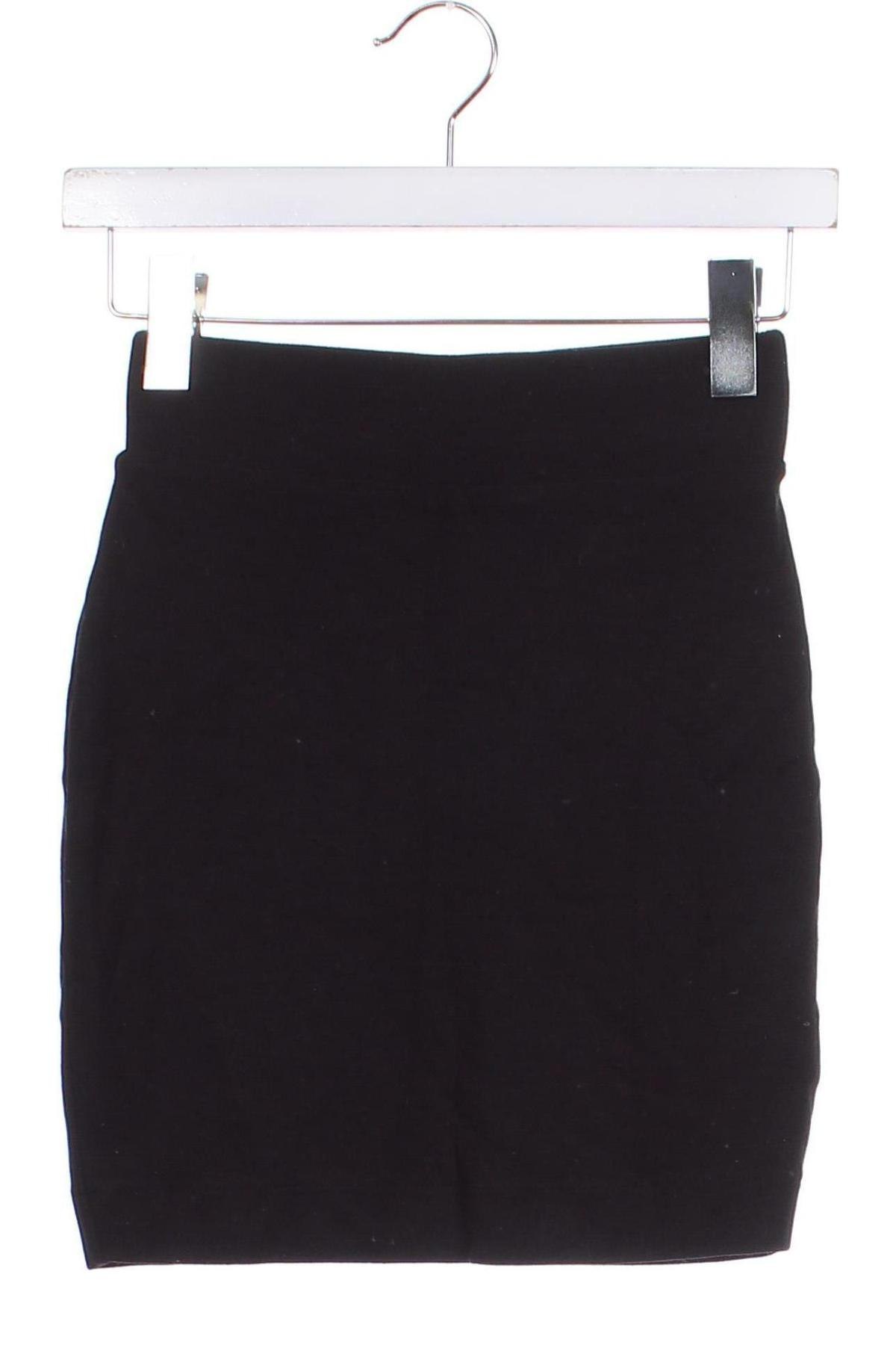 Fustă H&M, Mărime XS, Culoare Negru, Preț 18,49 Lei