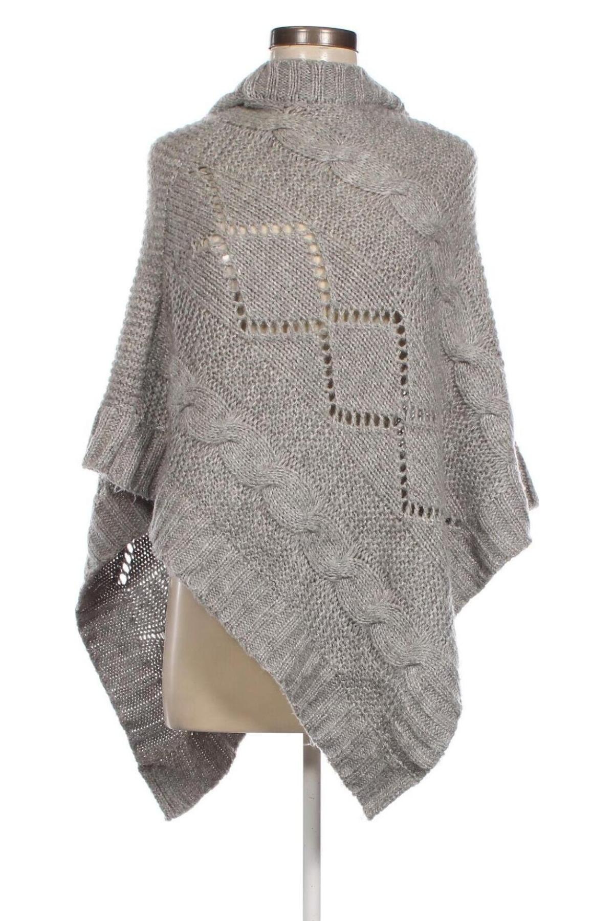 Poncho, Größe M, Farbe Grau, Preis 5,99 €