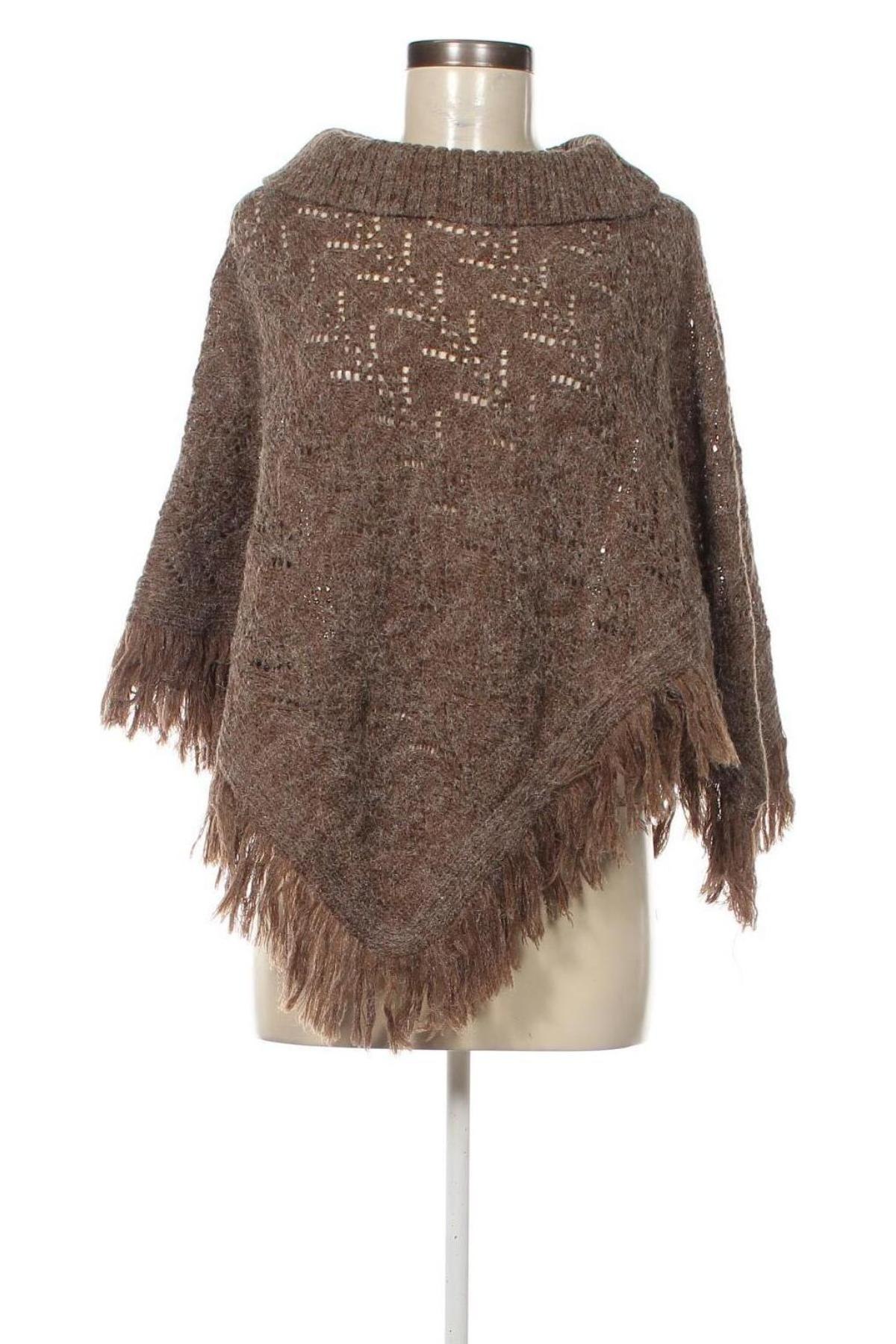 Poncho Biaggini, Größe M, Farbe Beige, Preis € 6,79