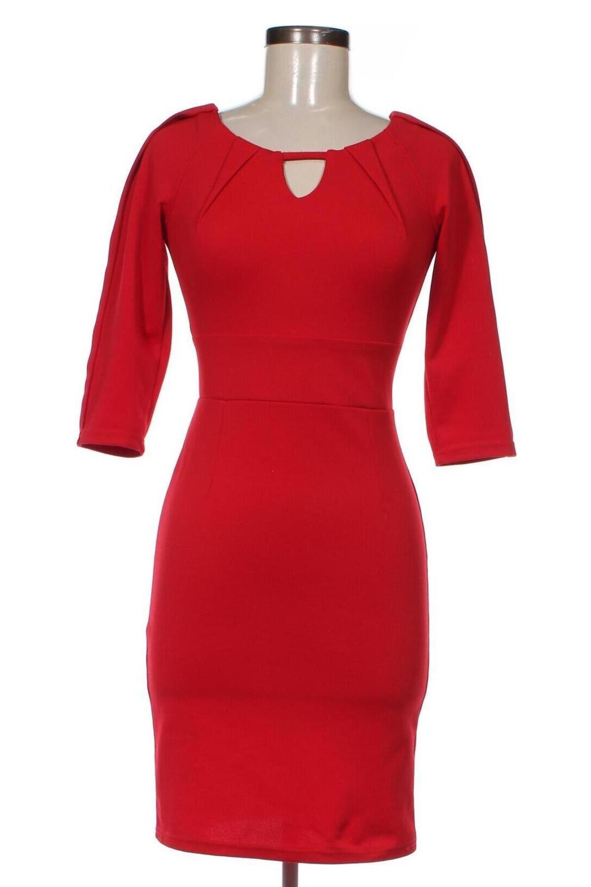 Kleid, Größe S, Farbe Rot, Preis 6,99 €