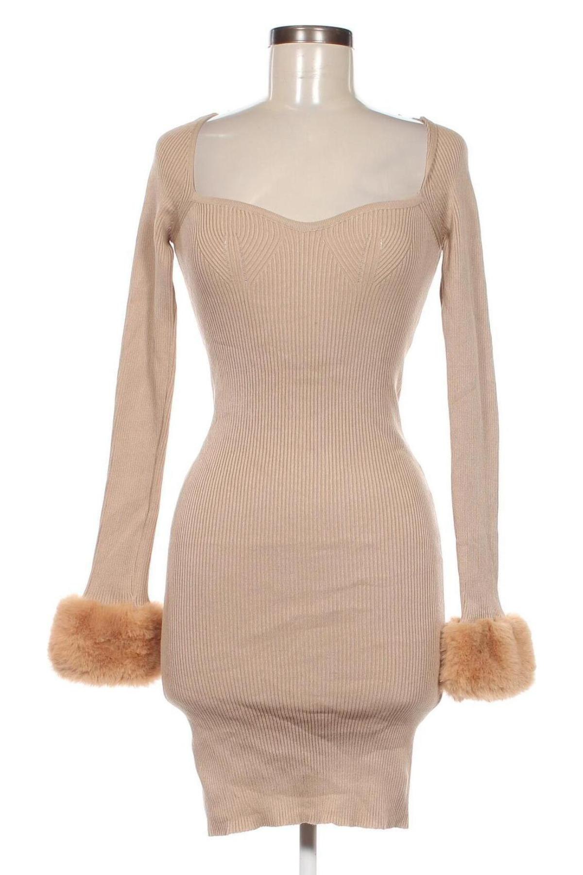 Kleid, Größe M, Farbe Beige, Preis € 9,49