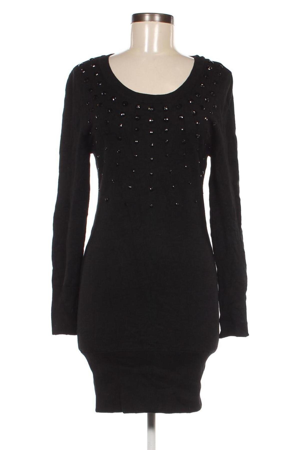 Kleid Bisou Bisou, Größe M, Farbe Schwarz, Preis 5,99 €