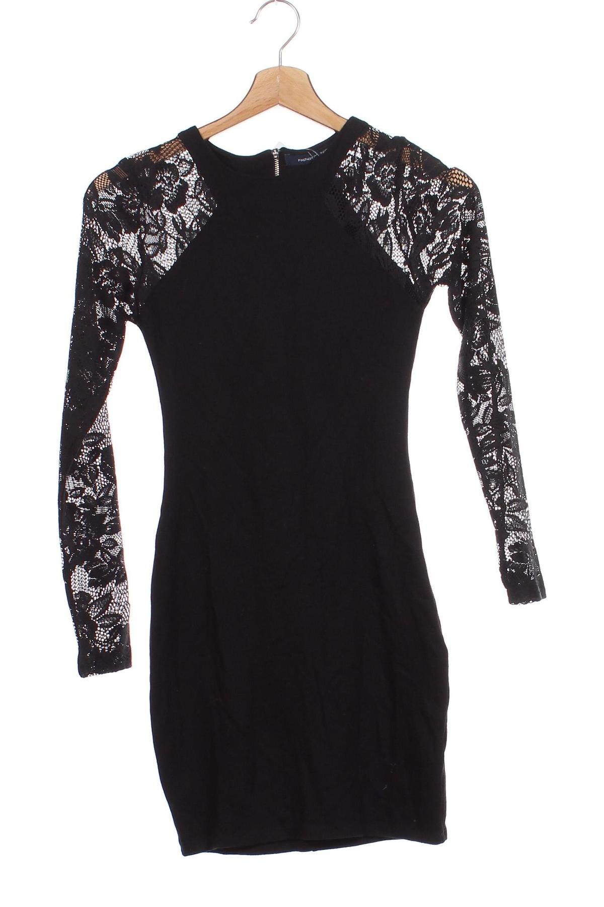 Kleid French Connection, Größe XXS, Farbe Schwarz, Preis € 29,99