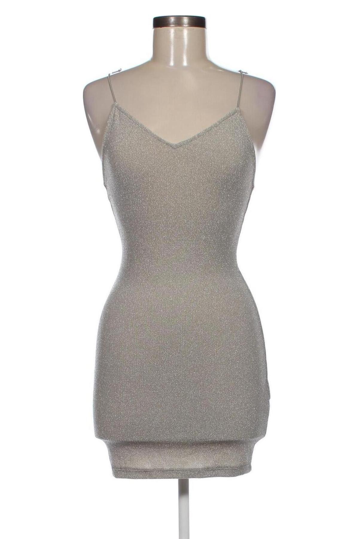 Kleid H&M, Größe XS, Farbe Silber, Preis 6,49 €