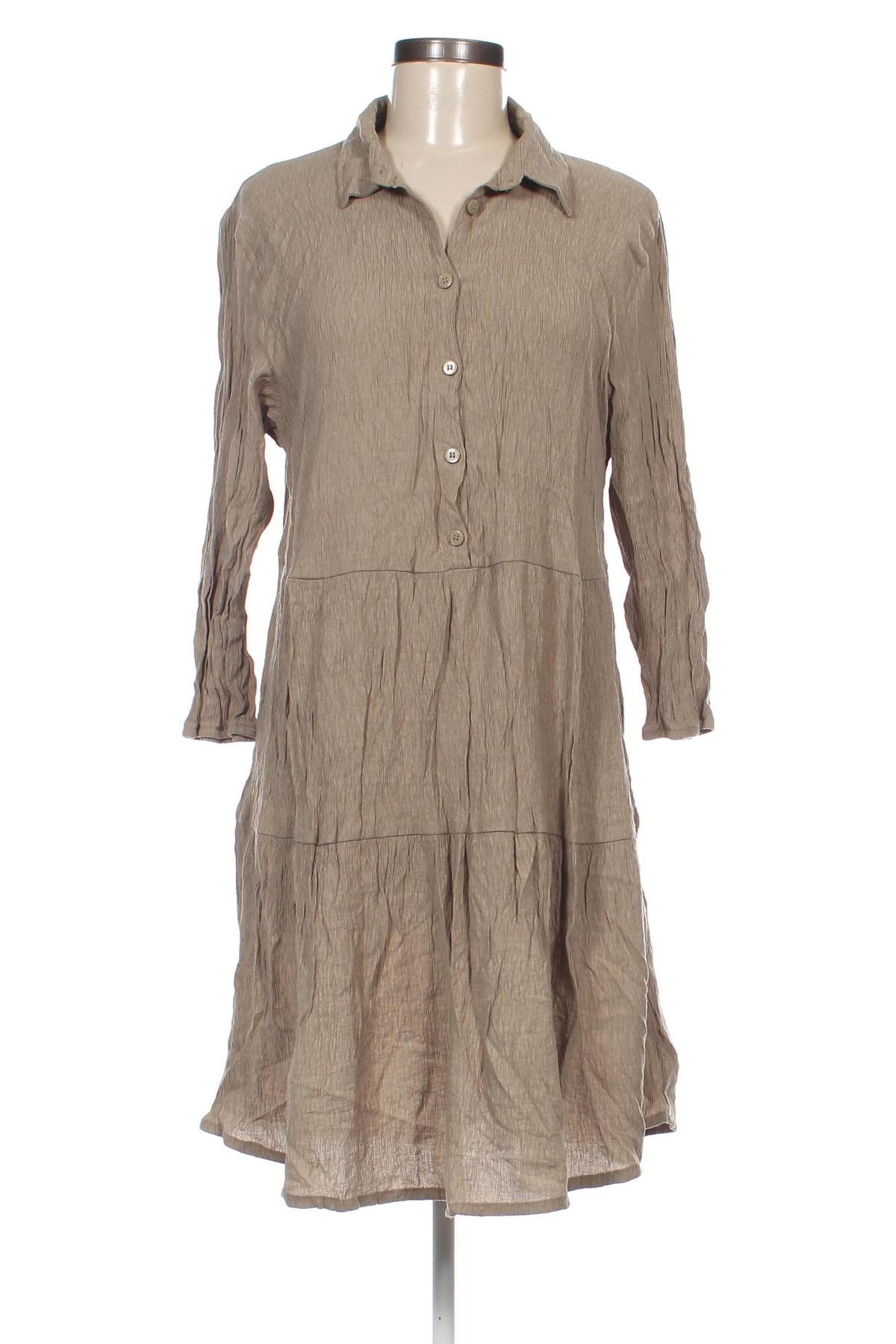 Kleid Janina, Größe L, Farbe Beige, Preis 8,49 €