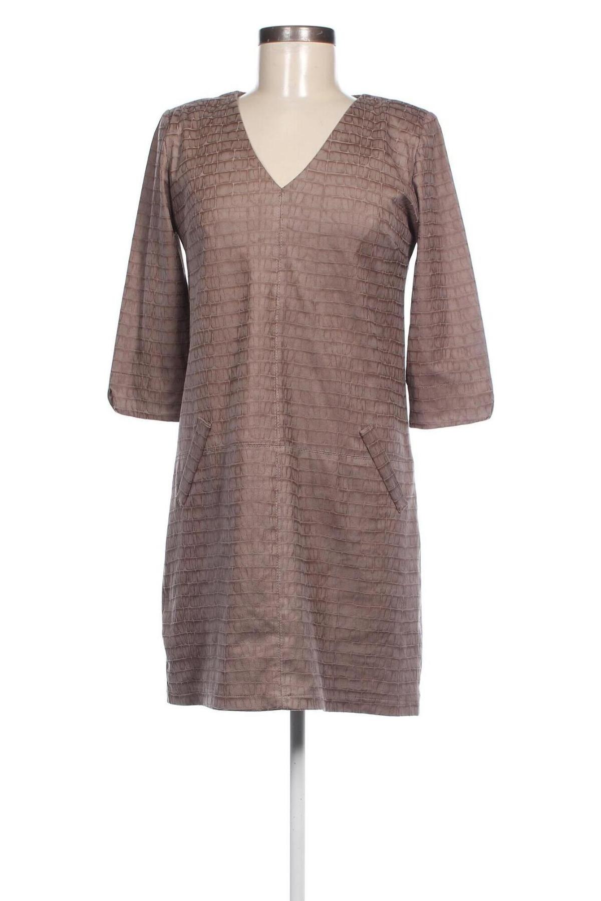 Kleid Klaus Dilkrath, Größe S, Farbe Beige, Preis € 5,99