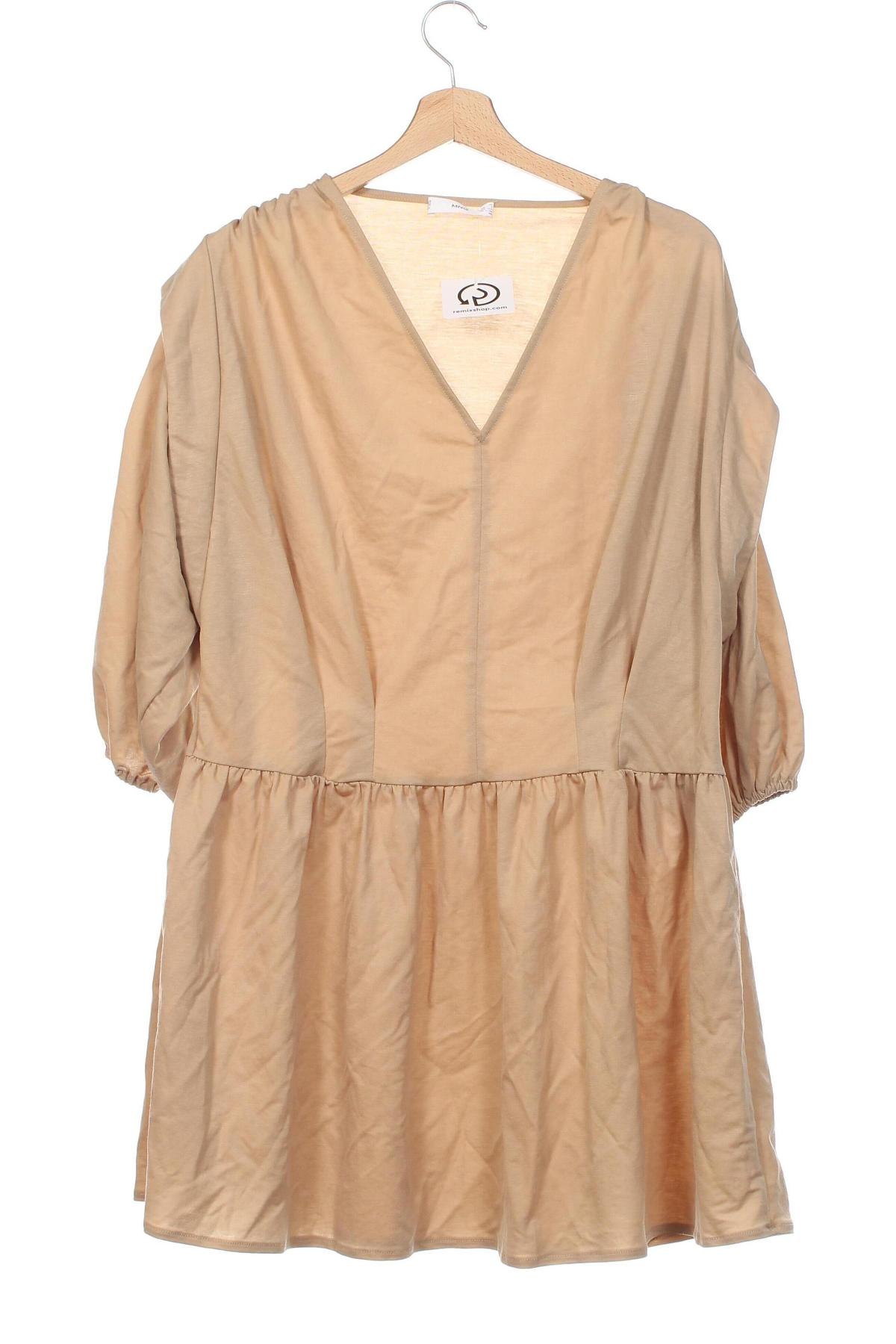 Kleid Mango, Größe XS, Farbe Beige, Preis 10,99 €