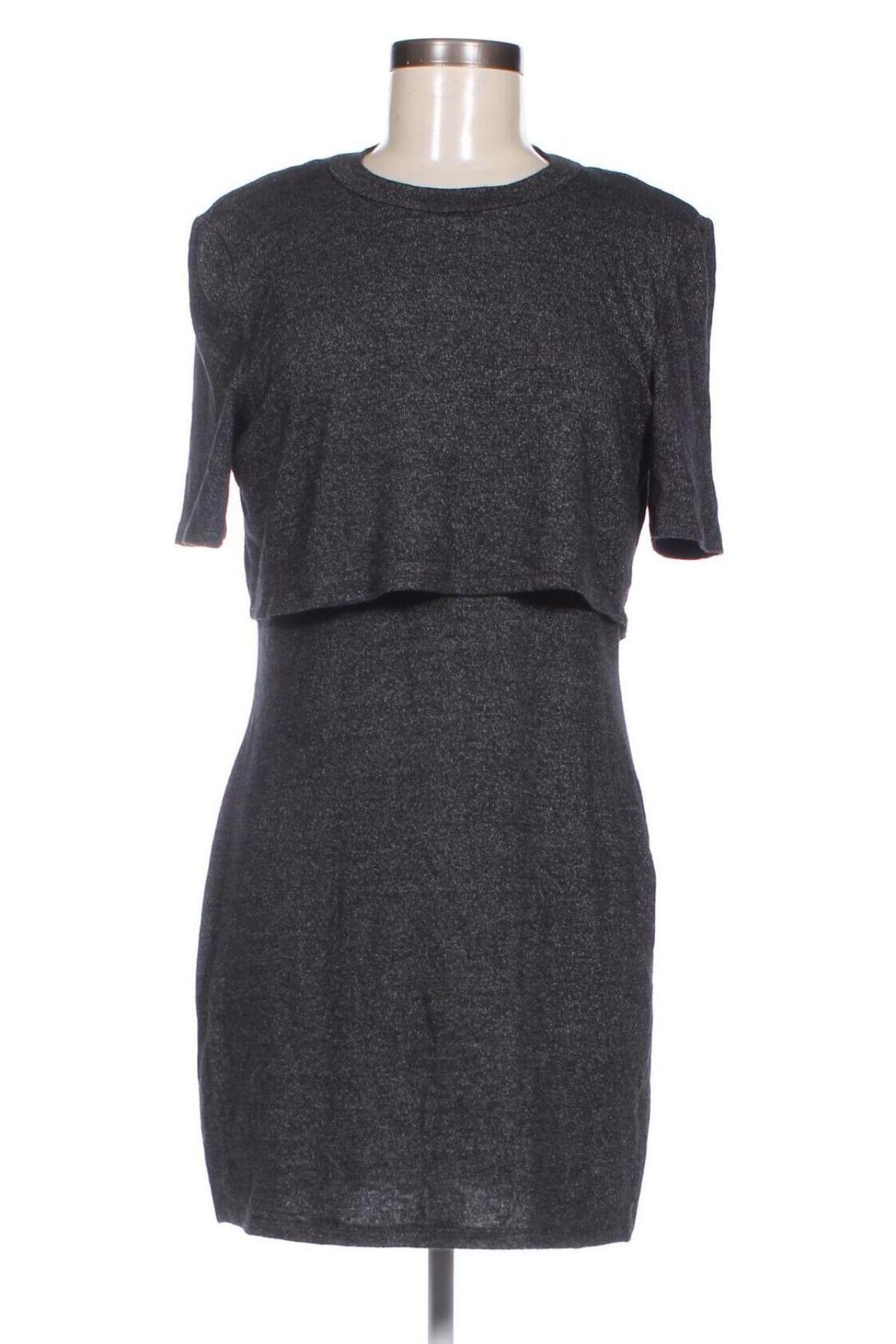 Kleid Miss Shop, Größe M, Farbe Grau, Preis € 7,49