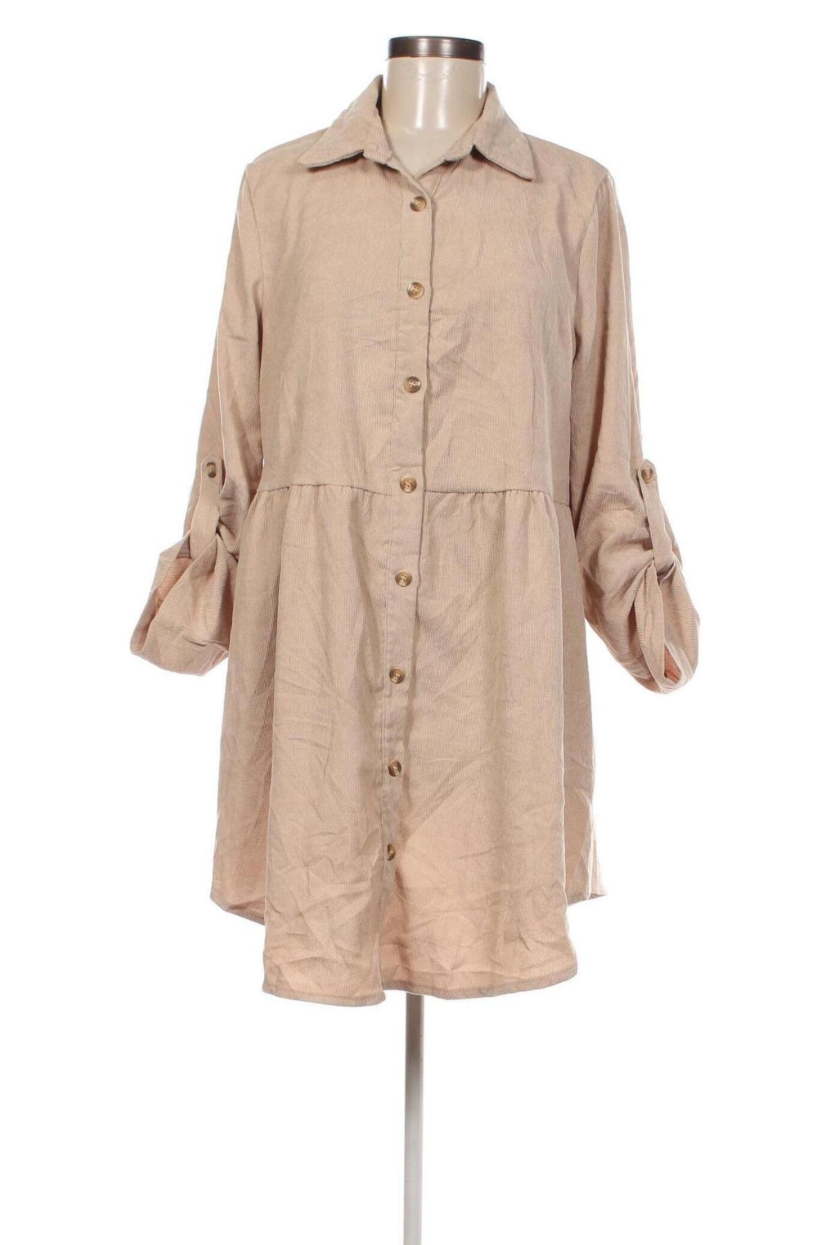 Kleid SHEIN, Größe L, Farbe Beige, Preis € 9,49