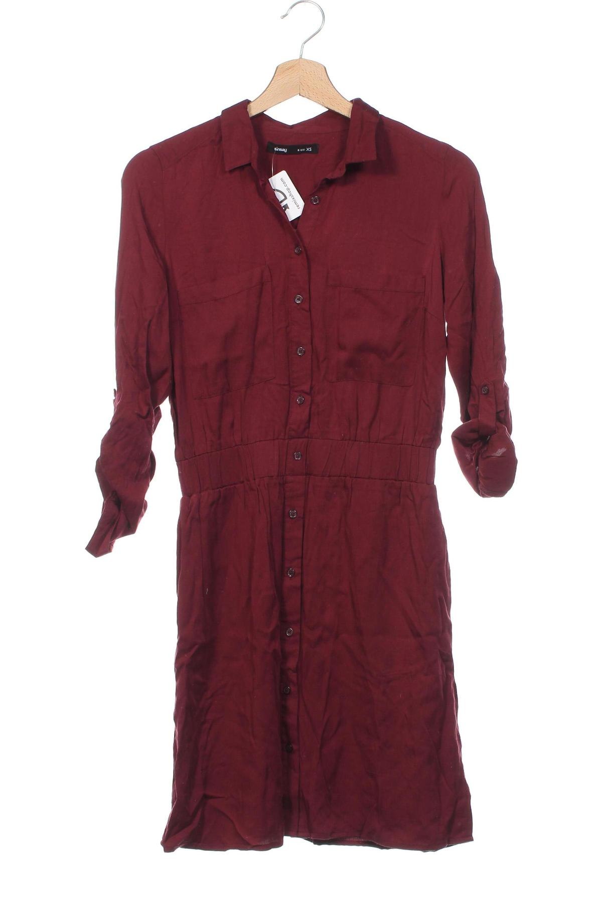 Kleid Sinsay, Größe XS, Farbe Rot, Preis € 9,49