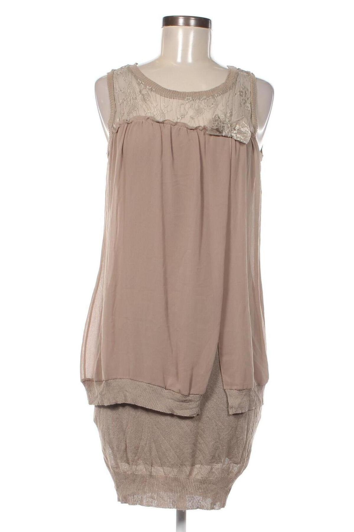 Kleid Siste's, Größe S, Farbe Beige, Preis 8,99 €