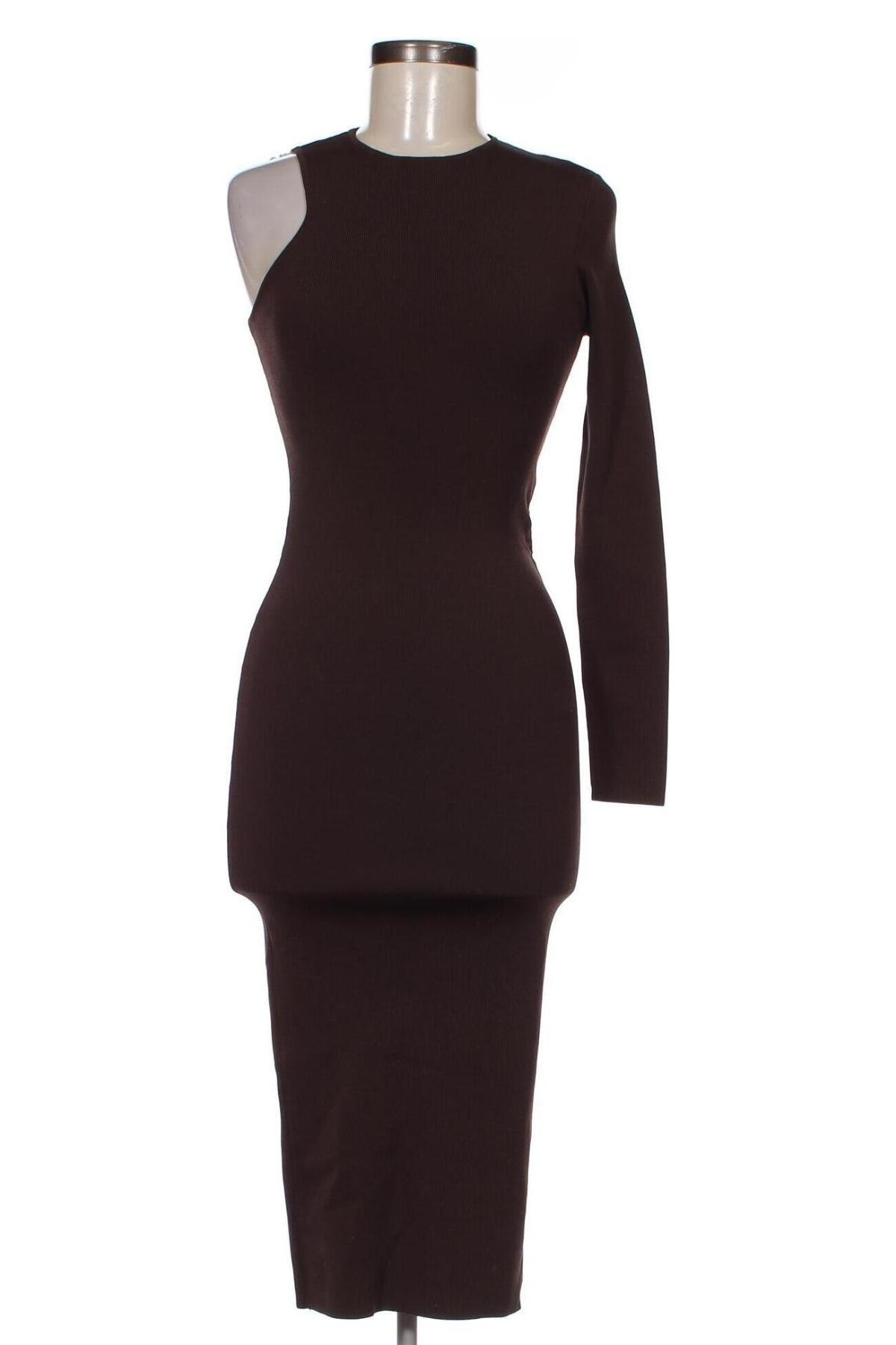 Kleid Zara, Größe S, Farbe Braun, Preis 26,34 €