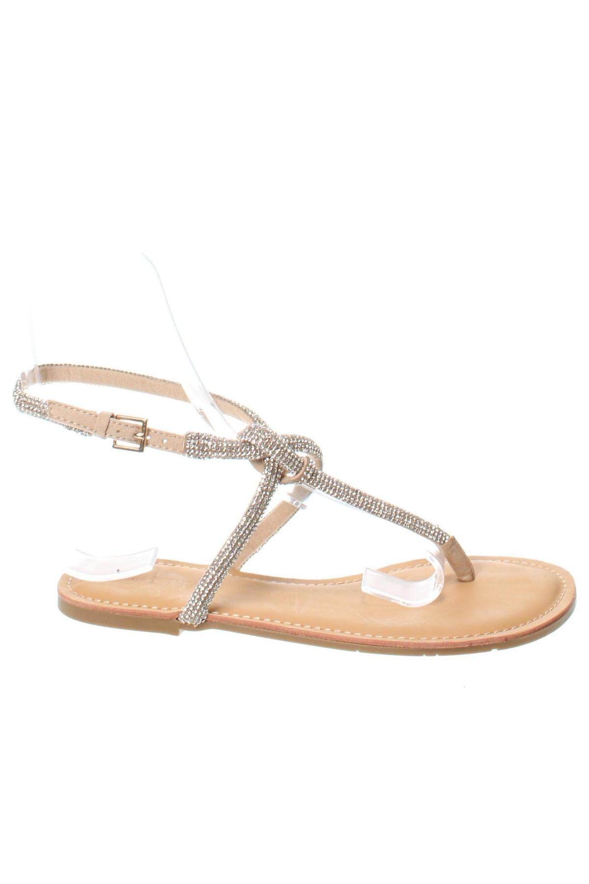 Sandalen Justfab, Größe 36, Farbe Silber, Preis 8,49 €