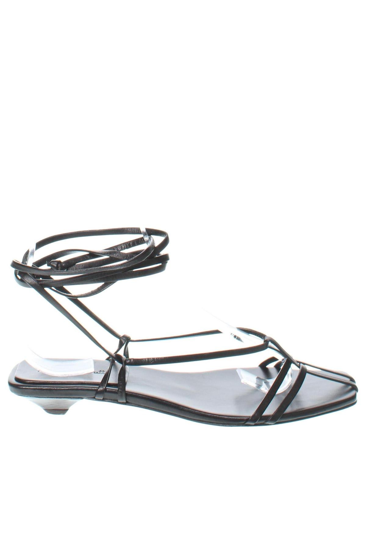 Sandalen Massimo Dutti, Größe 38, Farbe Schwarz, Preis 76,46 €