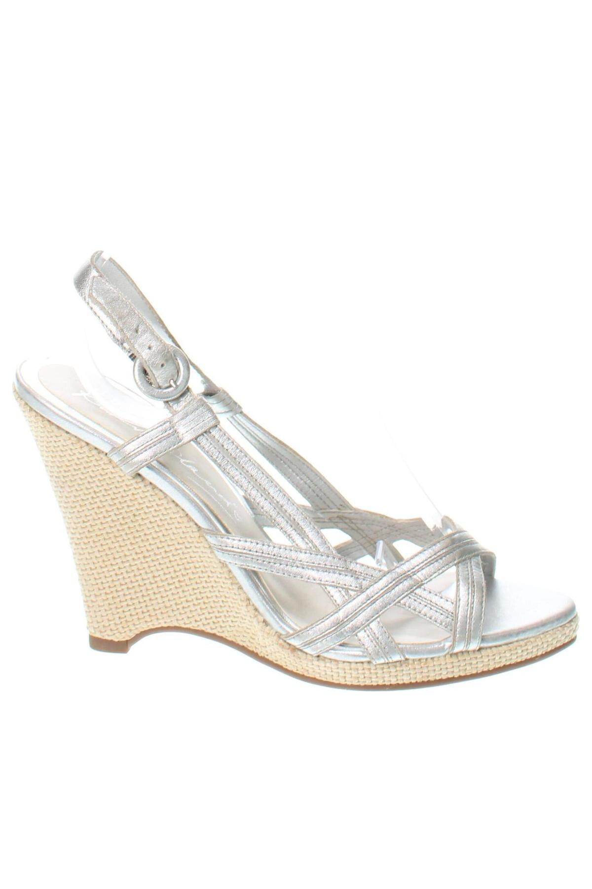 Sandalen River Island, Größe 39, Farbe Silber, Preis 47,49 €