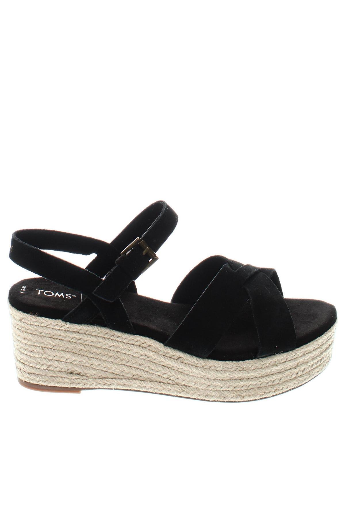 Sandalen Toms, Größe 39, Farbe Schwarz, Preis 16,29 €