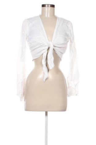 Bluză de femei Bershka, Mărime S, Culoare Alb, Preț 65,99 Lei