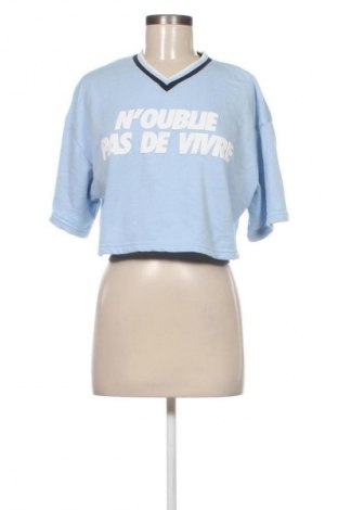 Bluză de femei Bershka, Mărime XS, Culoare Albastru, Preț 51,45 Lei