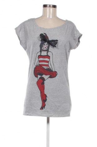 Damen Shirt Crazy World, Größe M, Farbe Grau, Preis € 9,72
