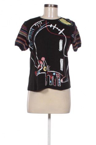 Дамска блуза Desigual, Размер L, Цвят Черен, Цена 41,00 лв.