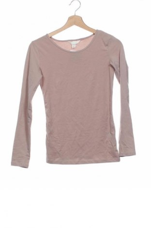 Γυναικεία μπλούζα H&M, Μέγεθος XS, Χρώμα  Μπέζ, Τιμή 3,99 €