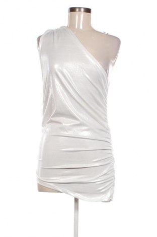 Bluzka damska H&M Divided, Rozmiar L, Kolor Srebrzysty, Cena 73,17 zł