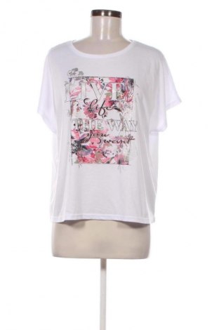 Damen Shirt Janina, Größe L, Farbe Weiß, Preis € 10,00