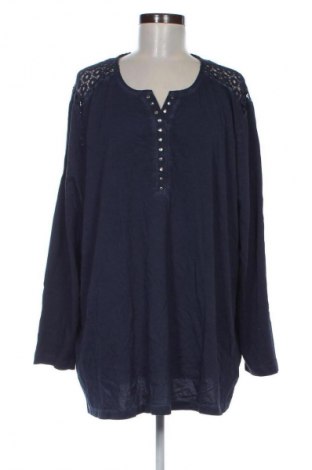 Dámská halenka Mia Moda, Velikost 4XL, Barva Modrá, Cena  509,00 Kč